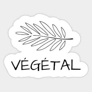 VÉGÉTAL Sticker